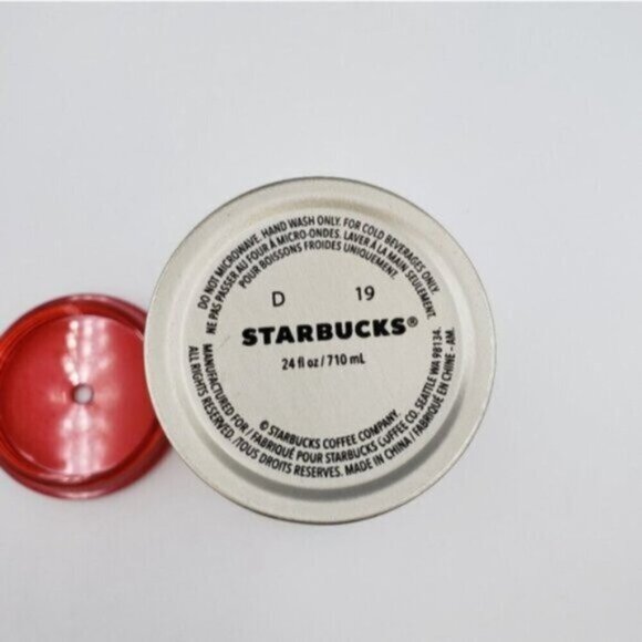 Starbucks Summer 2020 Red Hibiscus Tropical Stainless Steel Cold Cup Tum… - Picture 13 of 15